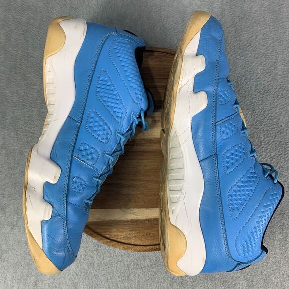 Nike Air Jordan 9 Low Retro Pantone Shoes Mens Size 13 Blue Sneakers UNC - Picture 6 of 10